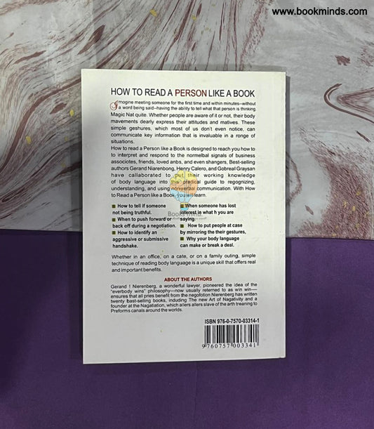 How To Read A Person Like A Book