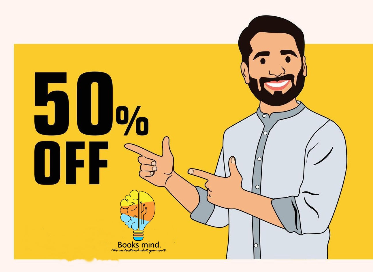 50% off books