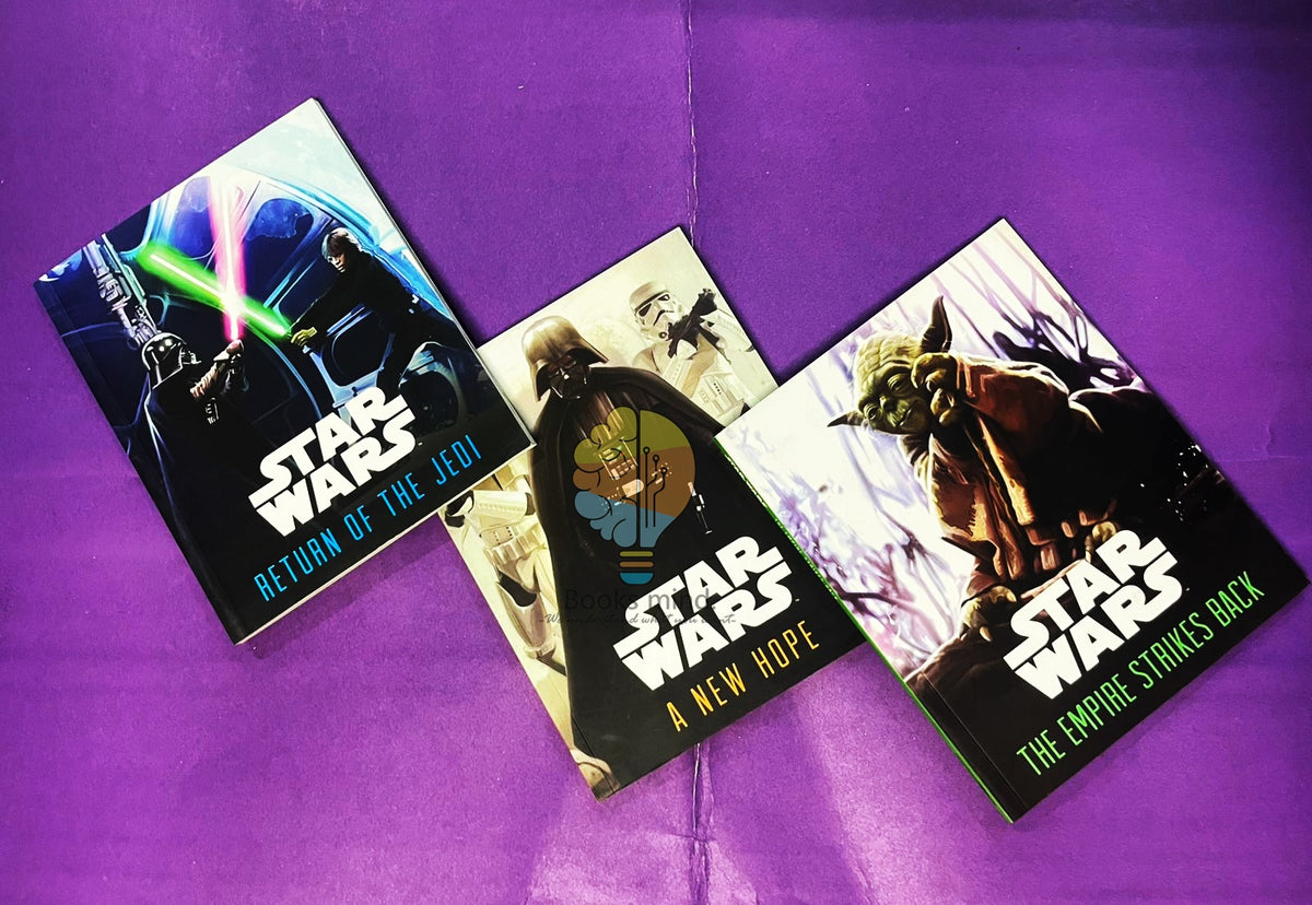 Star Wars 3 Books Set ( A New Hope + The Empire Strikes Back + Return of the Jedi )