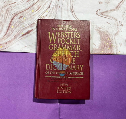 The New International Webster's Pocket Grammar Dictionary of the English Language, New Revised Edition