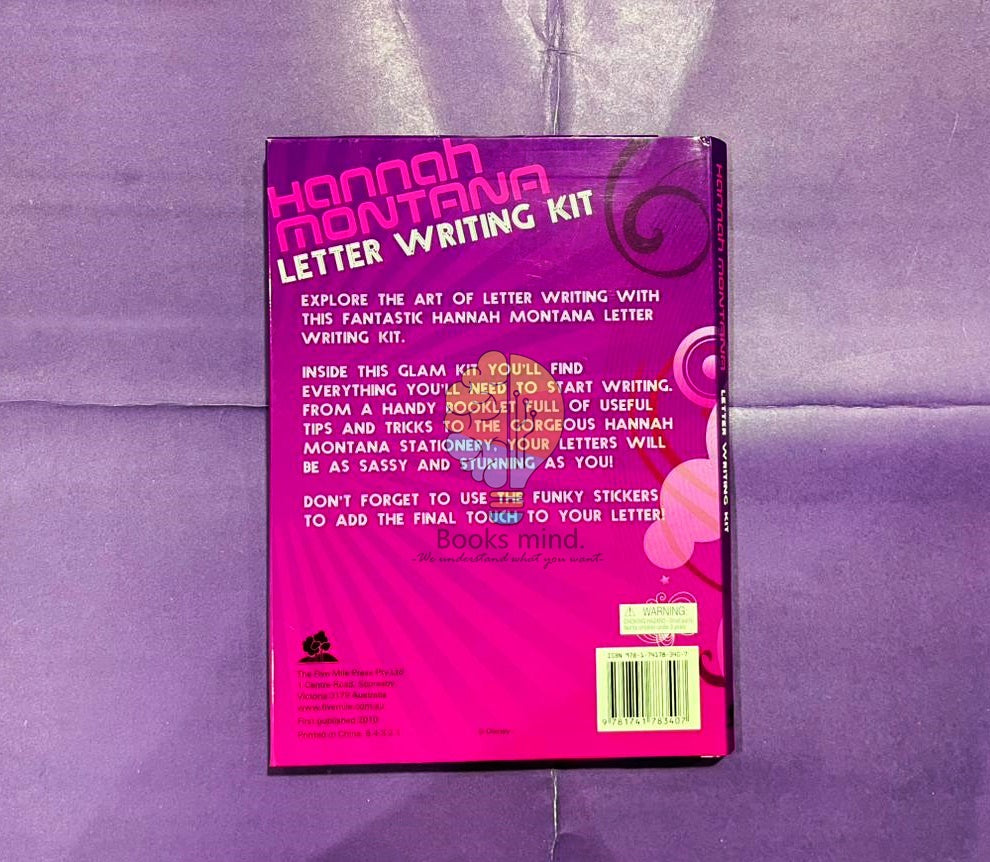 Hannah Montana letter writing kit