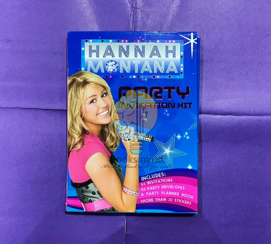 Hannah Montana party invitation kit