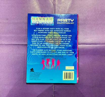 Hannah Montana party invitation kit